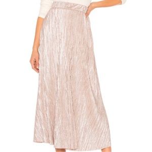 Free People Metallic Maxi Skirt